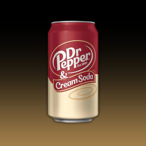 Dr Pepper & Cream Soda 355ml Can
