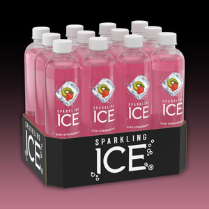 Bottle Drinks: Sparkling ICE -  Kiwi Strawberry Flavoured Sparkling Water 17oz (500ml) 12ct BBD JAN 2026