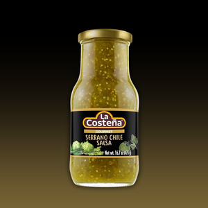 Hot Sauces: La Costena Courment Serrano Chile Salsa 16.7oz (475g)
