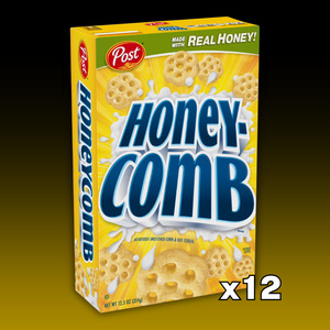 Post Honeycomb Breakfast Cereal 354g 12ct