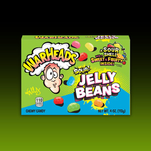 WarHeads Sour Jelly Beans Theatre Box BBD AUG 2025