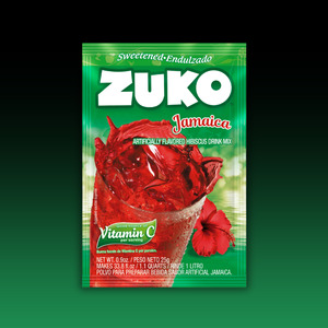 Zuko Powder Drink Mix JAMAICA 0.9oz (25.5g)