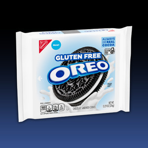 Snacks Crackers: Oreo Gluten Free Chocolate Sandwich Cookies 13.29oz