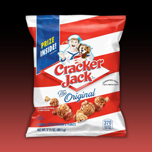 Snacks Crackers: Cracker Jack - Caramel Coated Popcorn & Peanuts 3.125oz (88.5g)