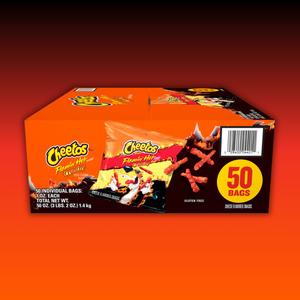 American Cheetos Flaming Hot 1oz (28g) 50ct - Batch Arrived with BBD March 2026