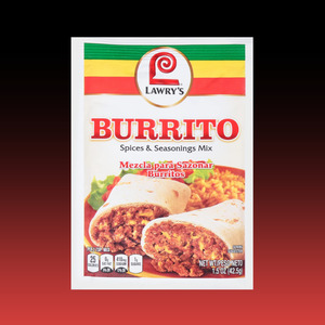 Barbecue: Lawry's BURRITO Spices & Seasoning Mix 1.5oz (42.5g)