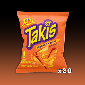 Takis: Takis INTENSE NACHO 3.25oz 20ct - Batch Arrived with BBD Dec 2025