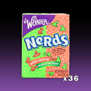 Nerds: Wonka Nerds - Wild cherry Watermelon Small Box 36ct