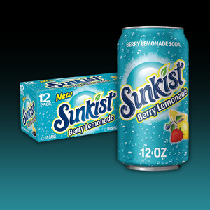 Drinks: DATED - DEC 2025- Sunkist Berry Lemonade 12oz Can 12pk