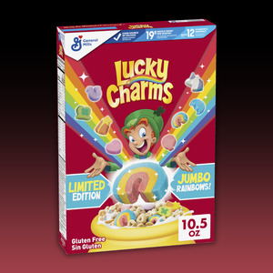 Cereal: DATED - March 12 2026 Lucky Charms Cereal 10.5oz 297g