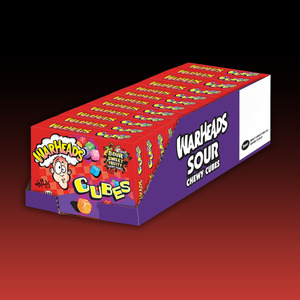 Sour: WarHeads Chewy Cubes Threatre Box 12ct - BBD Feb 2026