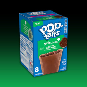 Snacks Crackers: Pop-Tarts Girl Scouts Frosted THIN MINTS 4x2