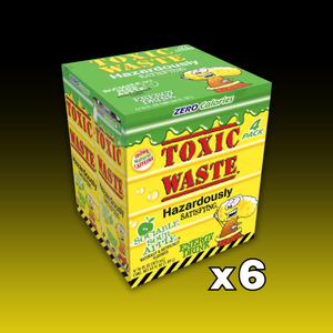 Sour: DATED - Feb 2026 Imaginings Toxic Waste Energy Drink SOUR APPLE 6/4ct