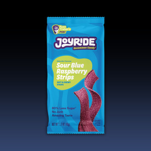 JOYRIDE Sour Blue Raspberry Strips 48g
