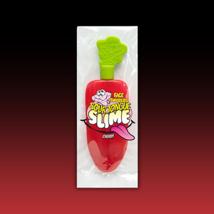 Face Twisters Sour TONGUE Slime Candy Gel - Cherry