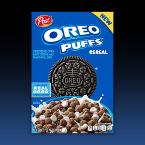 Post OREO Puffs Cereal 10oz (283g)