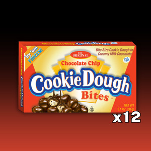 DATED - Aug 2026 Choc chip Cookie Dough Bites Theatre Box 12ct