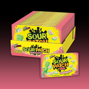 Confectionery: DATED - June 2026 Sour Patch Kids Theatre Watermelon 12ct