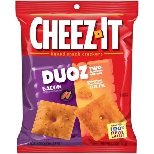 Snacks Crackers: Cheez It Duo - Bacon & Cheddar (4.3oz) 121gx6