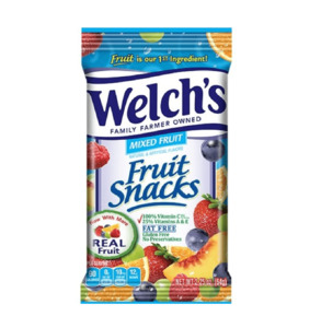 Welch's Fruit Snacks Mixed Fruits 2.25oz / 64g