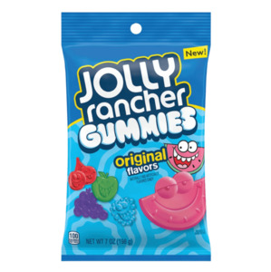 Jolly Rancher Gummies Original Peg Bag 7oz / 198g