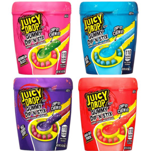 Topps Juicy Drop Gummy Dip 'n Stick 3.4oz / 96g