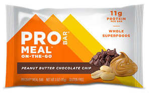 Snacks: PROBAR Meal Bar Peanut Butter Chocolate Chip 85g
