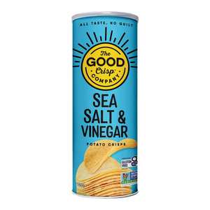 Snacks: The Good Crisp Company Sea Salt & Vinegar Dated 5.6oz / 160g