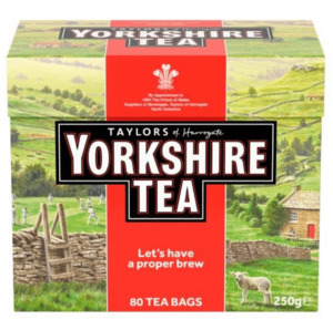 Groceries: Taylors Yorkshire Tea Bags 80s