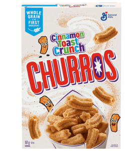 Cereal: Cinnamon Toast Crunch Churros Cereal 11.9 oz / 337g