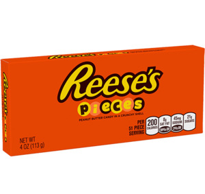 Reese's Pieces Peanut Butter Candy Theatre Box 4oz / 113g
