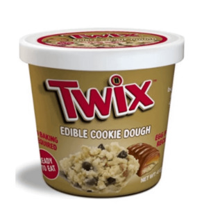 American Chocolate: Twix Spoonable Cookie Dough 4oz / 113g