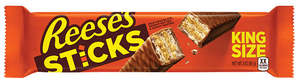 American Chocolate: Reese's Wafer King Size Sticks Chocolate Bar 85g