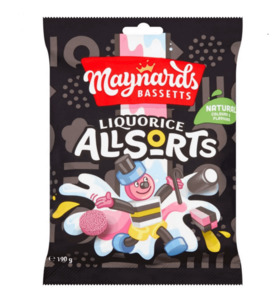 Uk Sweets: Bassetts Liquorice Allsorts 165g