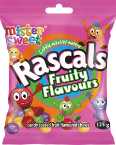 Mister Sweet Rascals Fruity 125g