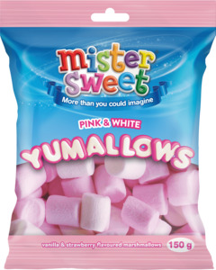 South Africa: Mister Sweet Pink & White Yumallows 150g
