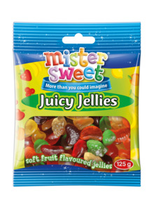 South Africa: Mister Sweet Juicy Jellies 125g