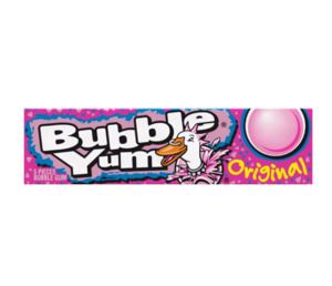 Bubble Yum Original Bubble Gum 1.4oz / 40g, Dated