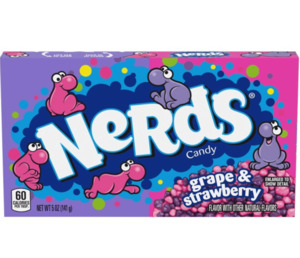 Wonka Nerds Grape & Strawberry Theatre Box 5 oz / 141.7g