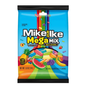 Mike And Ike: Mike & Ike Mega Mix Peg Bag 5 oz / 141g