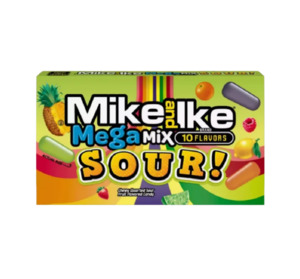 Mike And Ike: Mike & Ike Mega Mix Sour Theatre Box 4.25 oz / 120g