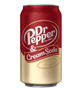 Dr Pepper: Dr Pepper & Cream Soda Can 355ml