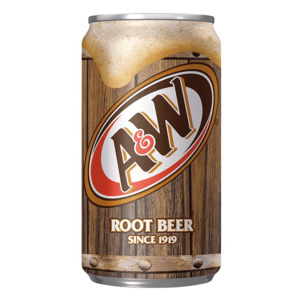 A W: A&W Root Beer Soda Can 355ml