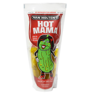Products: Van Holten's Hot Mama Hot & Spicy Pickle In a Pouch