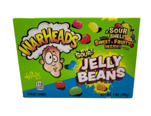 WarHeads Sour Jelly Beans Theatre Box 4 oz / 113.4g