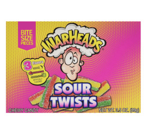 Warheads: WarHeads Sour Twists Theatre Box 3.5 oz / 99g