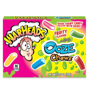 Warheads: WarHeads Ooze Chewz Theatre Box 3.5 oz / 99g