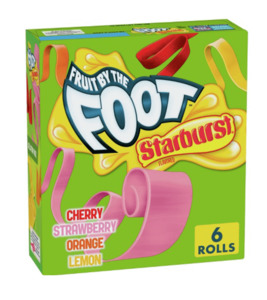 General Mills: Fruit by the Foot Starburst 4.5 oz / 128g