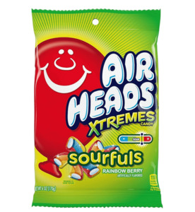 Airheads: Airheads Xtremes Sourfuls Rainbow Berry Peg Bag 6oz / 170g