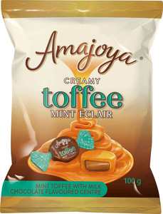 Amajoya: Amajoya Creamy Mint Toffee Éclair 100g - dated